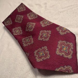 Giorgio Armani Cravatte all silk, red tie.